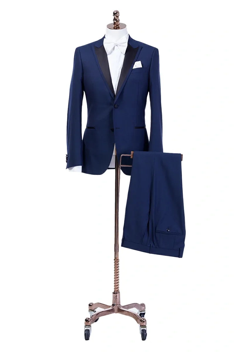 Adriano Midnight Blue Wedding Suit