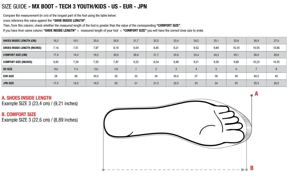 Alpinestars Tech 3S Kids Boots