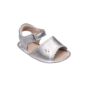 Baby Scallop Sandal - Silver