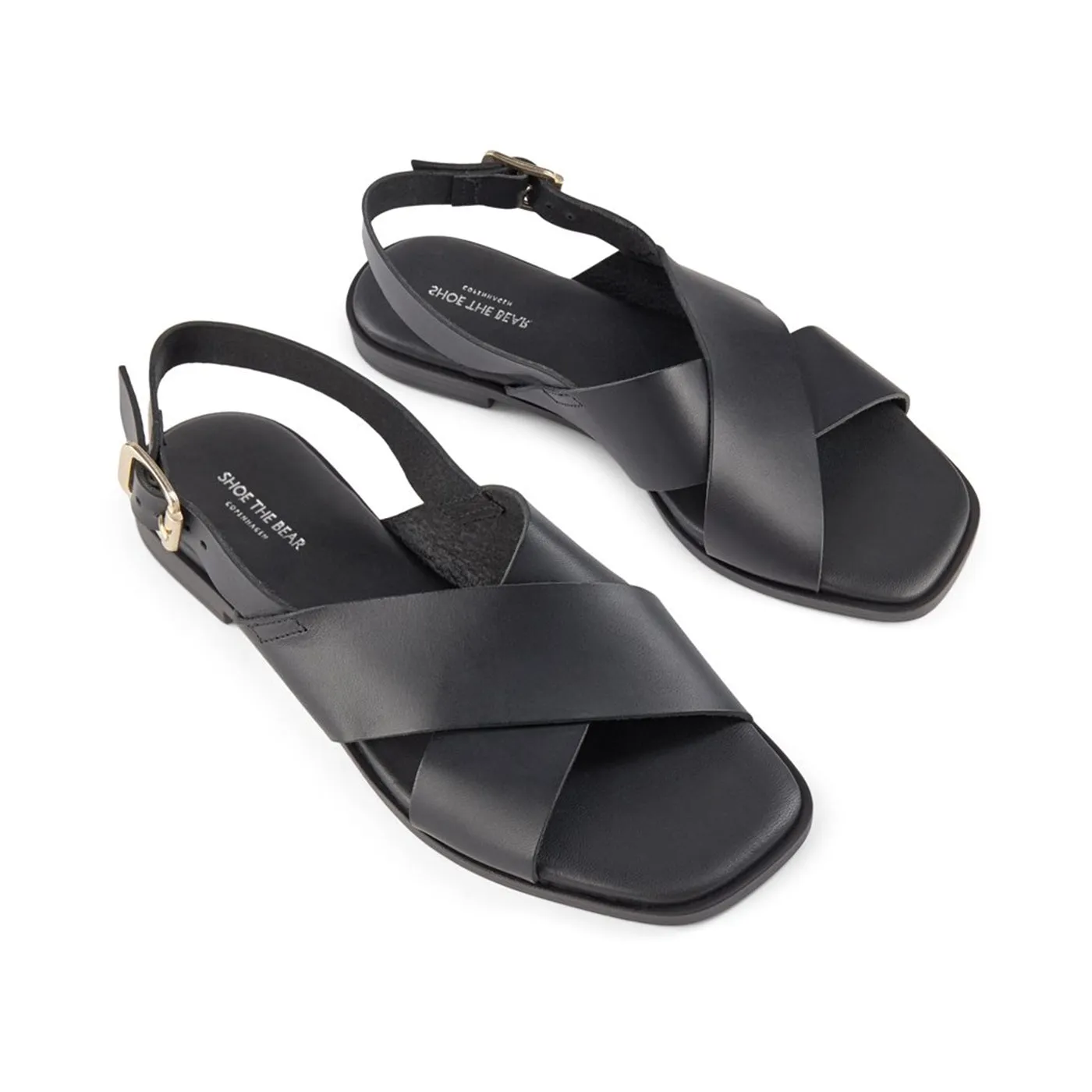 Bay Cross Sandal - BLACK