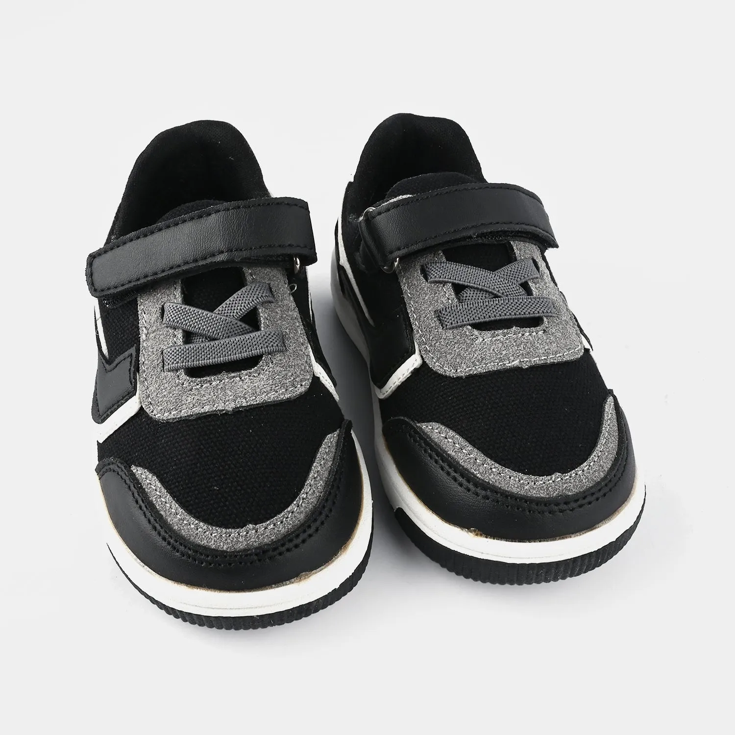 Boys Sneaker H484-12-B.G/White