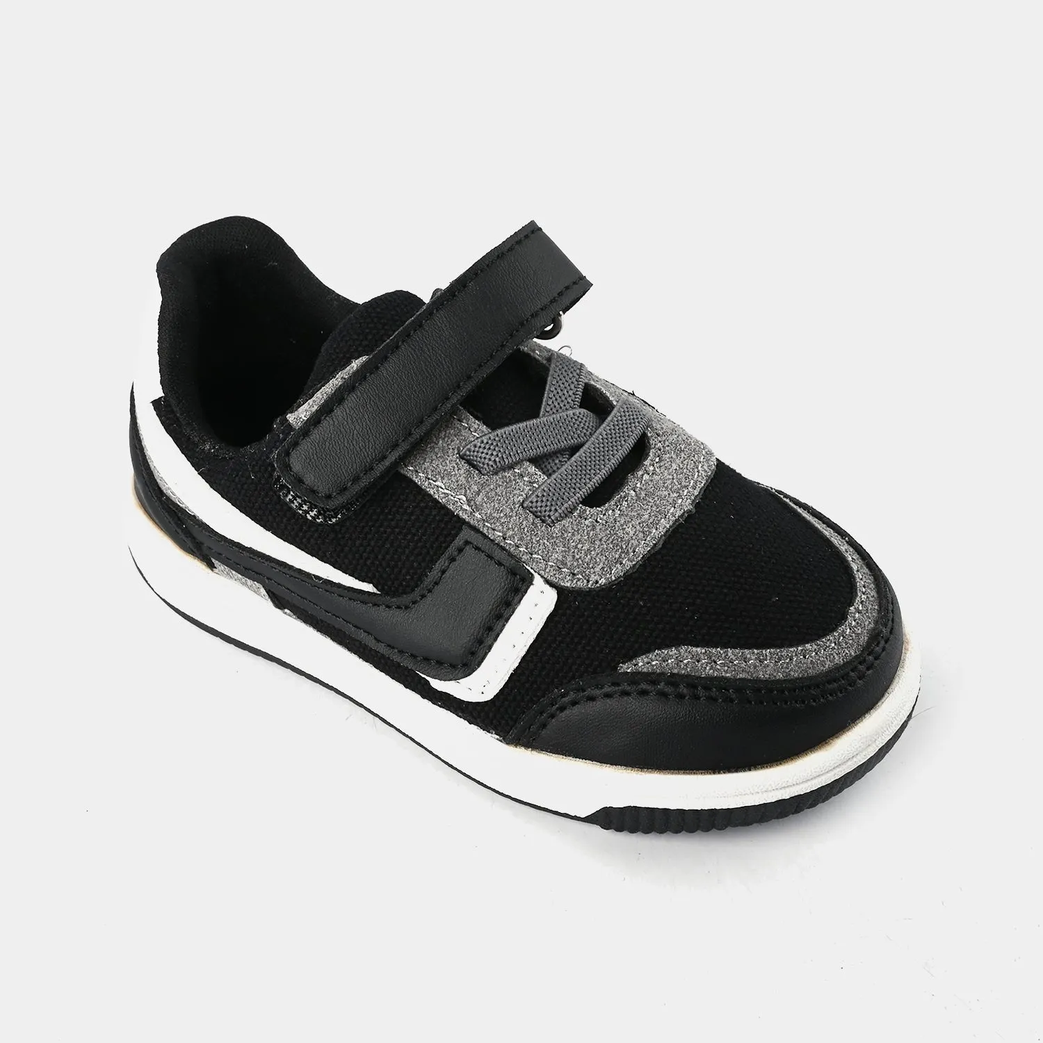 Boys Sneaker H484-12-B.G/White