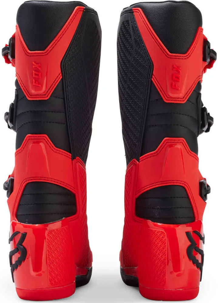 Comp 2023 FOX Youth Motocross Boots, Red/Black