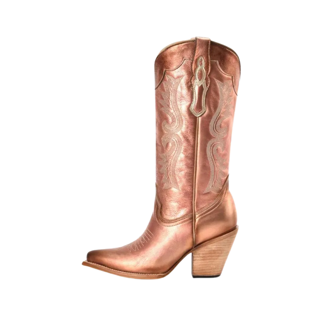 Corral Women's Rose Gold Pointed Toe Boot