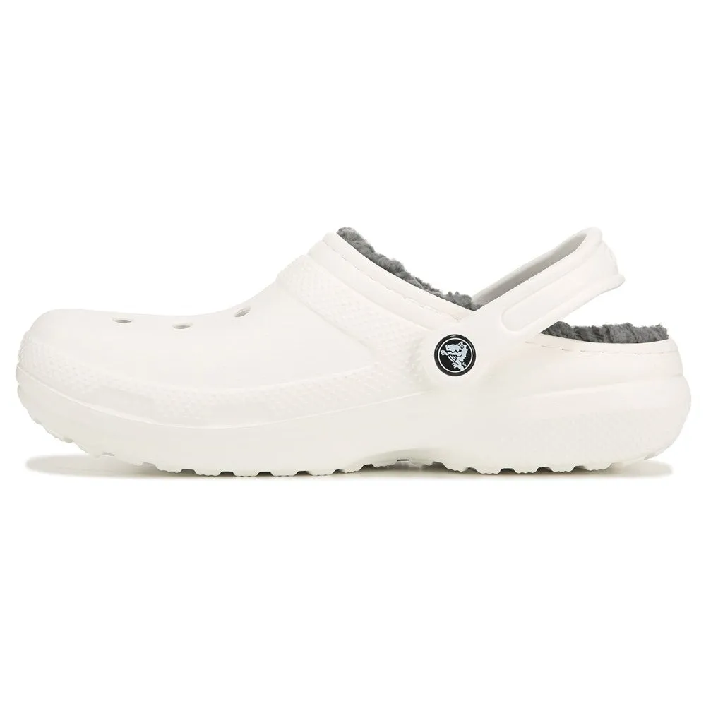 Crocs Women's Classic Furry Lined Clogs, White