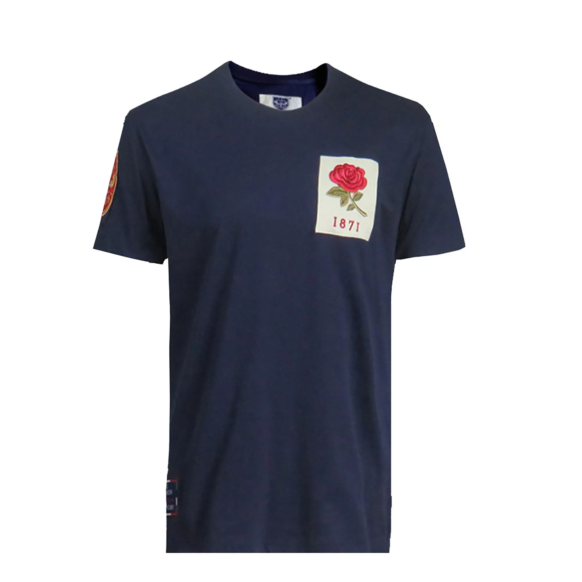 England 1871 Vintage Style T-Shirt - Navy