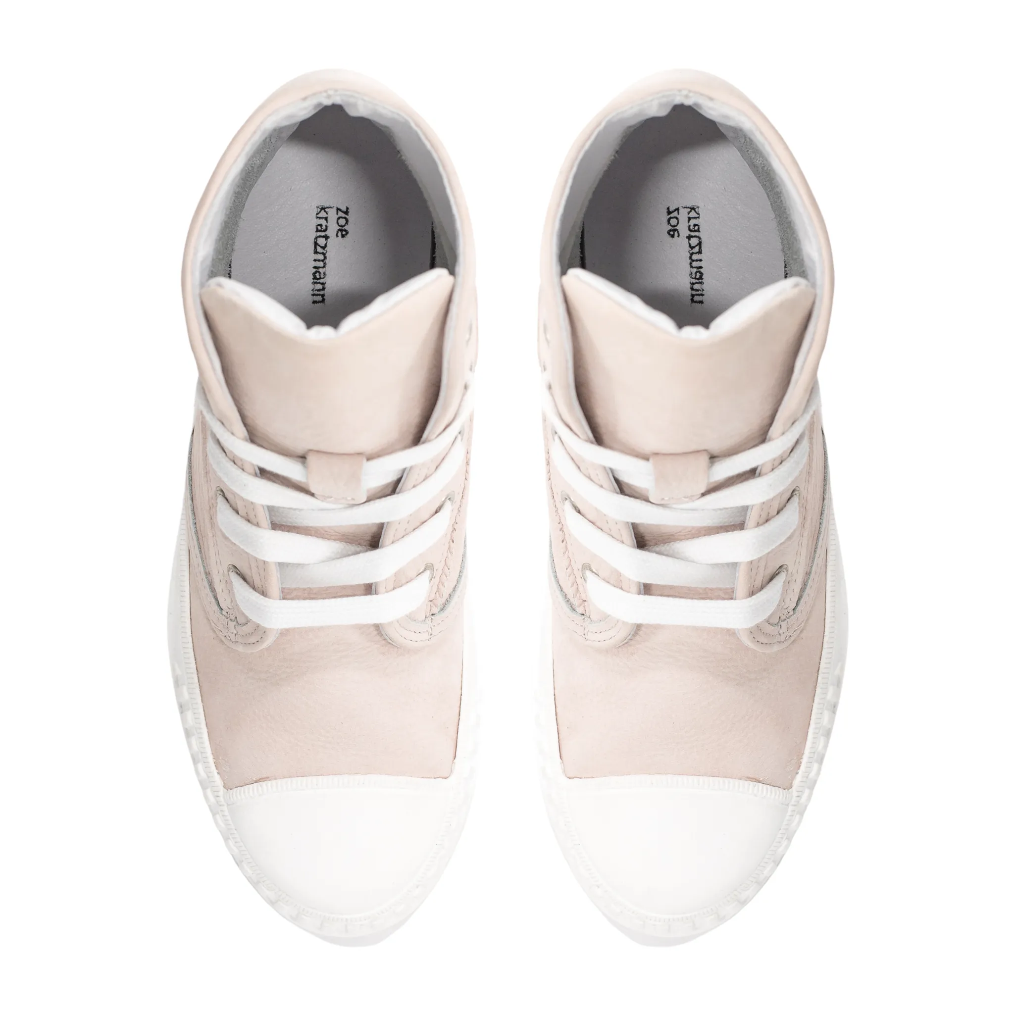 Exempt Sneaker in Rose Leather