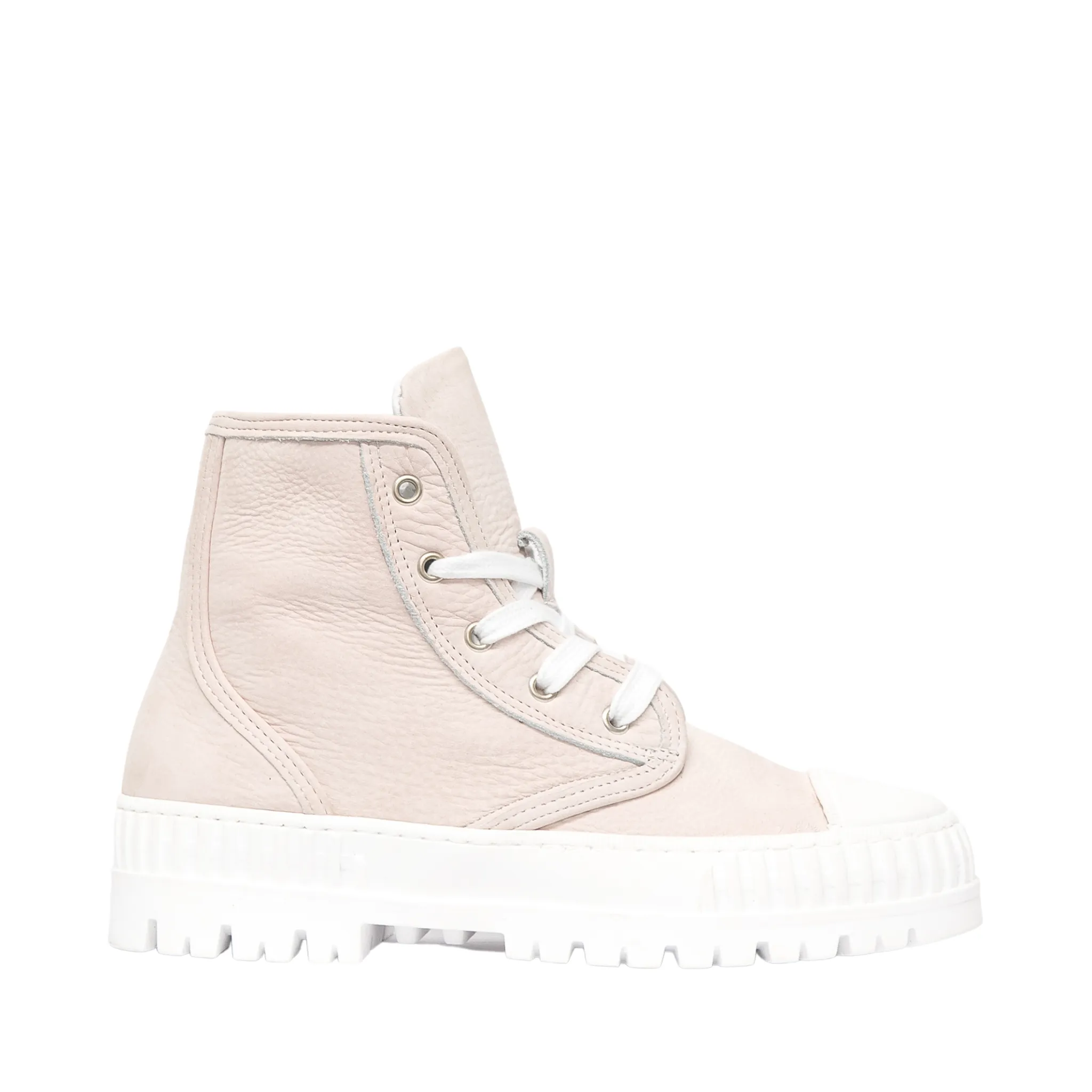 Exempt Sneaker in Rose Leather