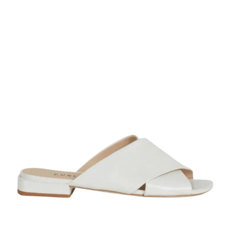 Furla Women's Cross Mule Sandals T.20 - Talco White