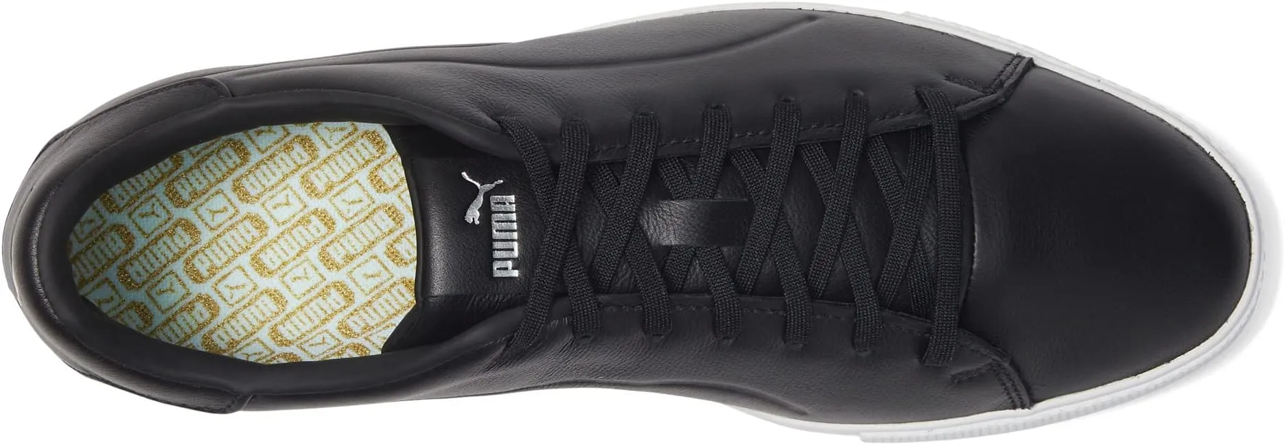 Fusion Classic Golf Shoes PUMA, Puma Black/Puma Black