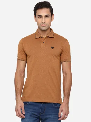 Inca Golden Solid Slim Fit Polo T-Shirt | Greenfibre