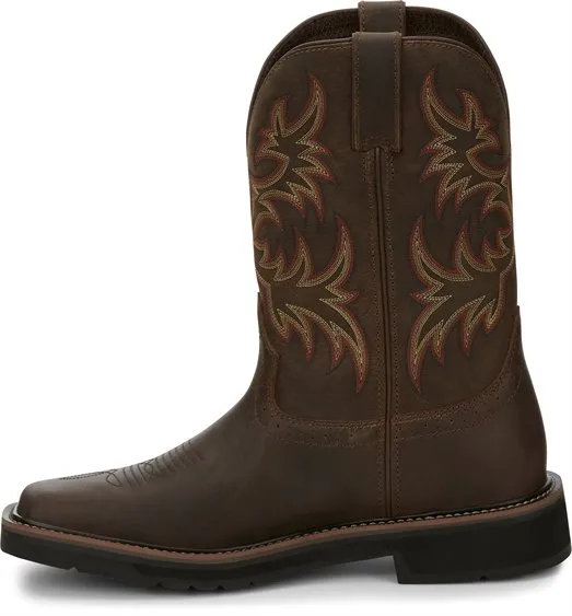 JUSTIN MEN'S RUGGED COWHIDE WORK BOOT - SE4681