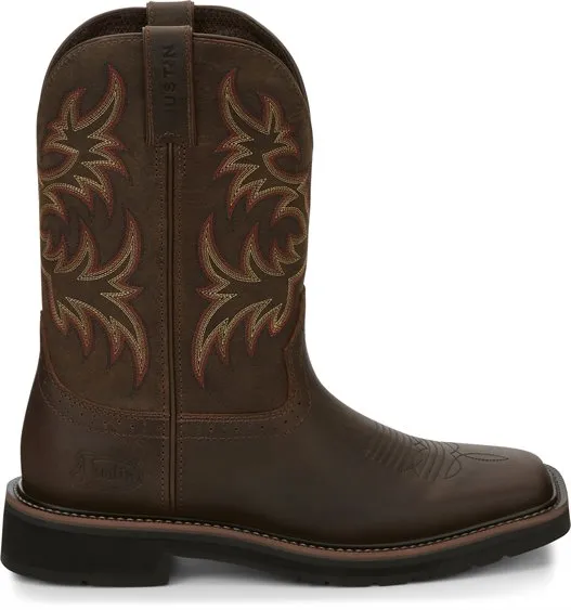 JUSTIN MEN'S RUGGED COWHIDE WORK BOOT - SE4681