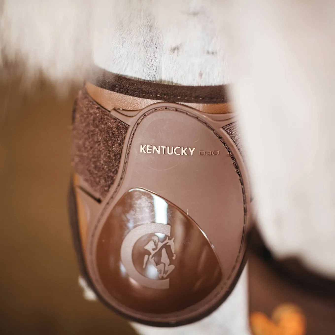 Kentucky Horsewear Light Young Horse Fetlock Boots - Brown