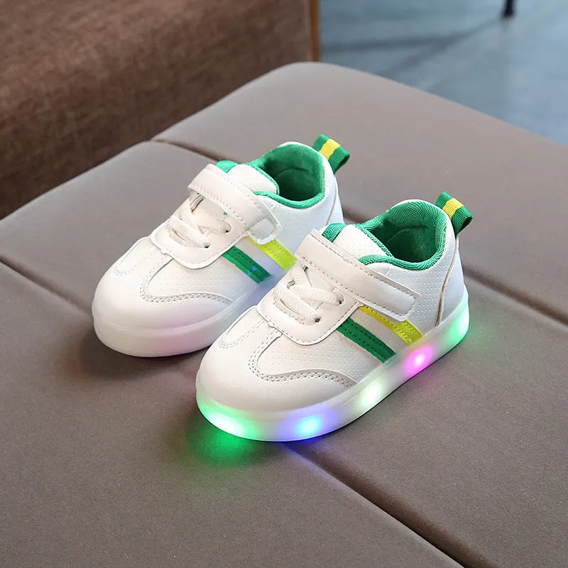 Kimmy White LED Sneakers Shoes