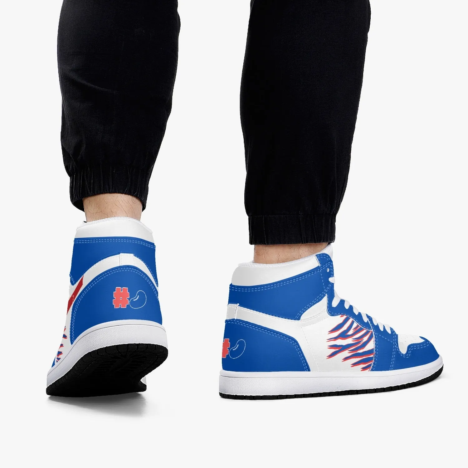 Let's Go Buffalo Jordan 1 Style High Top Sneaker