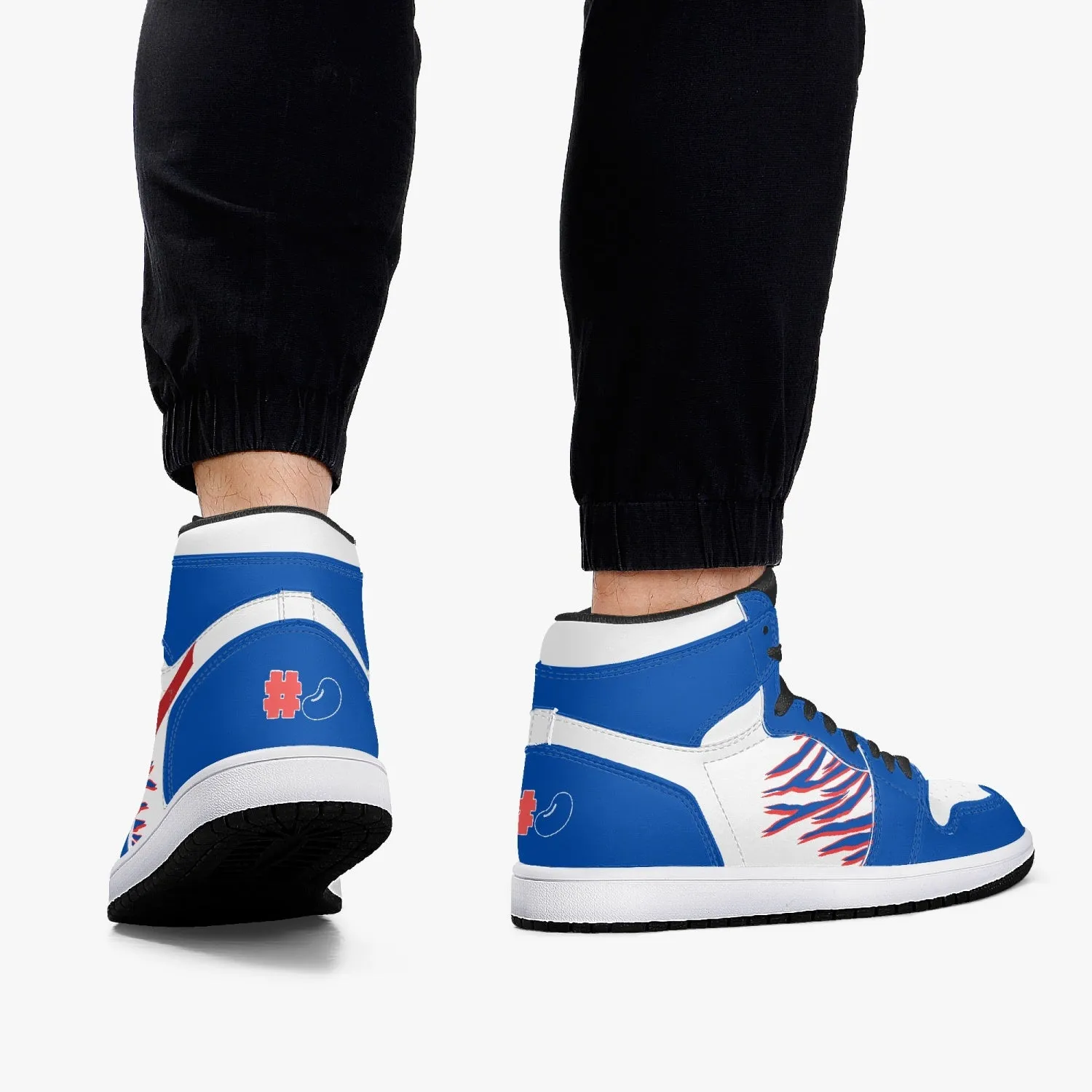 Let's Go Buffalo Jordan 1 Style High Top Sneaker