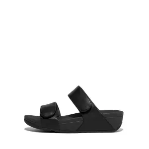 LULU ADJUSTABLE LEATHER SLIDES