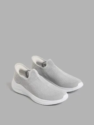 LUNA BLU Grey Slip-On Sneakers