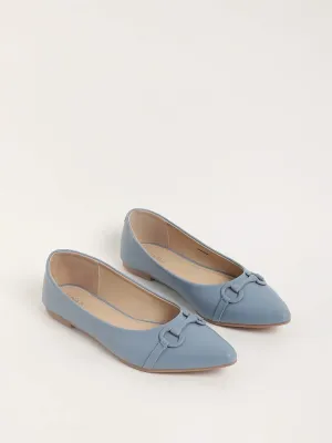 LUNA BLU Powder Blue Ballet Shoes