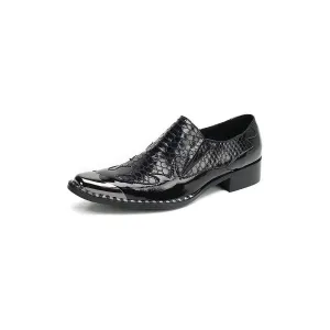 LuxeLeather Slip-on Dress Shoes