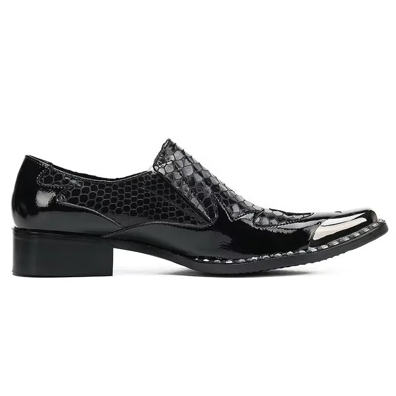 LuxeLeather Slip-on Dress Shoes