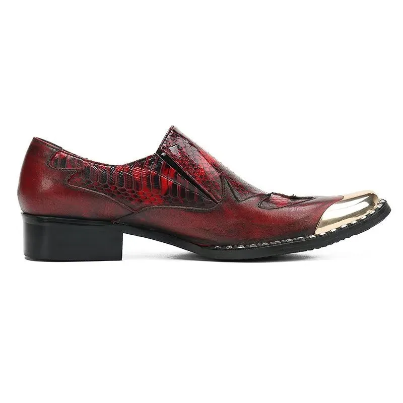 LuxeLeather Slip-on Dress Shoes