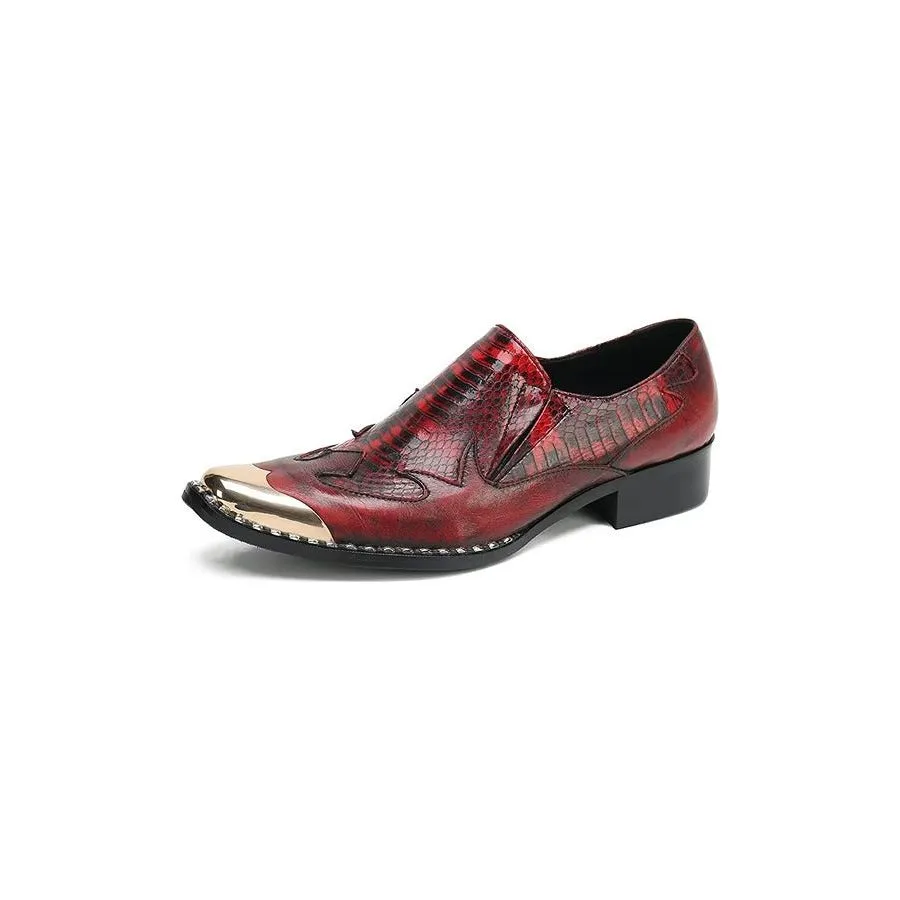 LuxeLeather Slip-on Dress Shoes