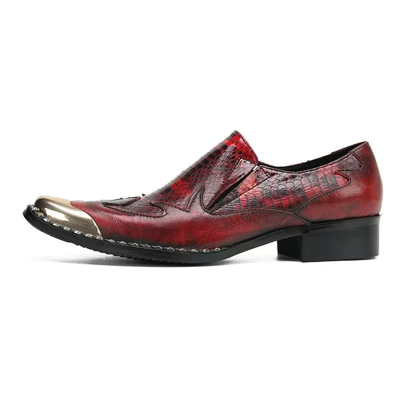 LuxeLeather Slip-on Dress Shoes