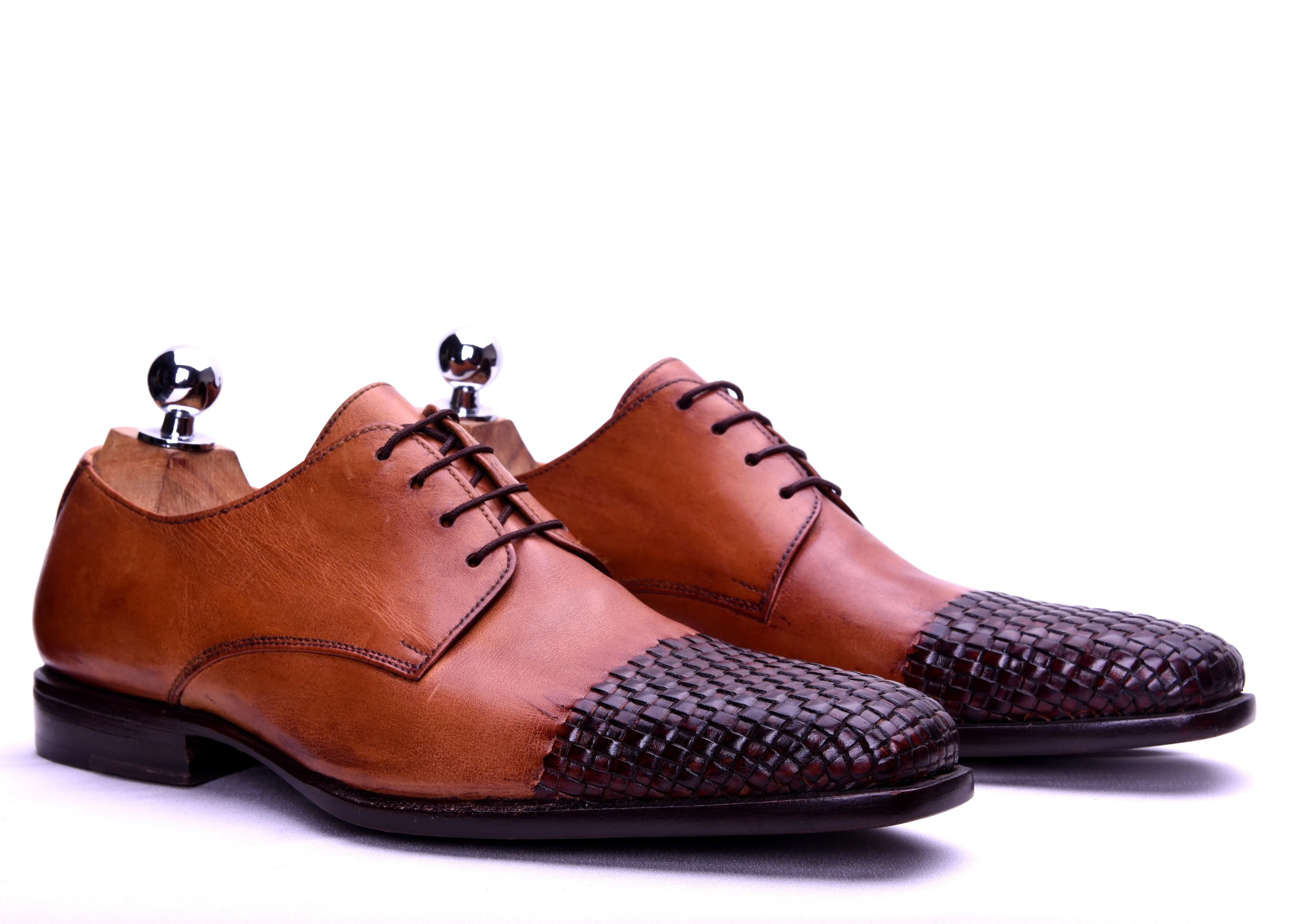 Marseille - Tan Derby Dress Shoes