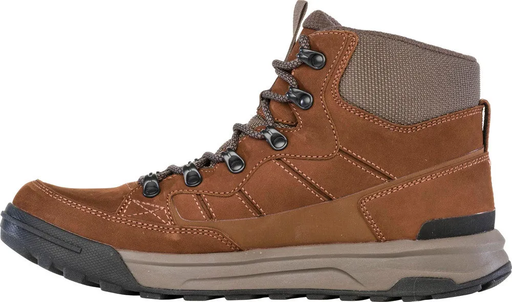 Men's Oboz Burke Mid Leather Waterproof Color: Grizzly