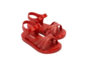 Mini Melissa Precious Red Knot Baby Sandals