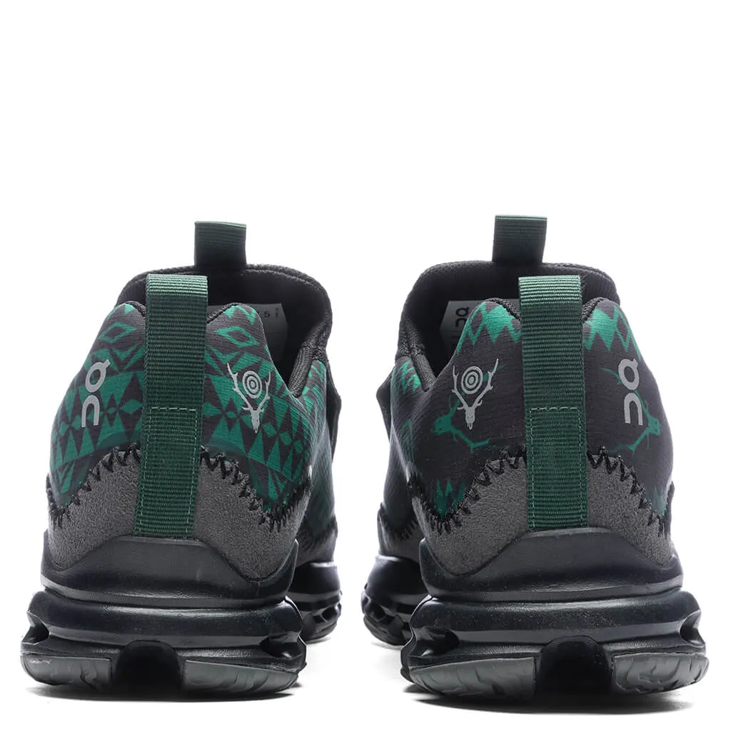 On x South2 West8 Cloudaway - Black/Evergreen