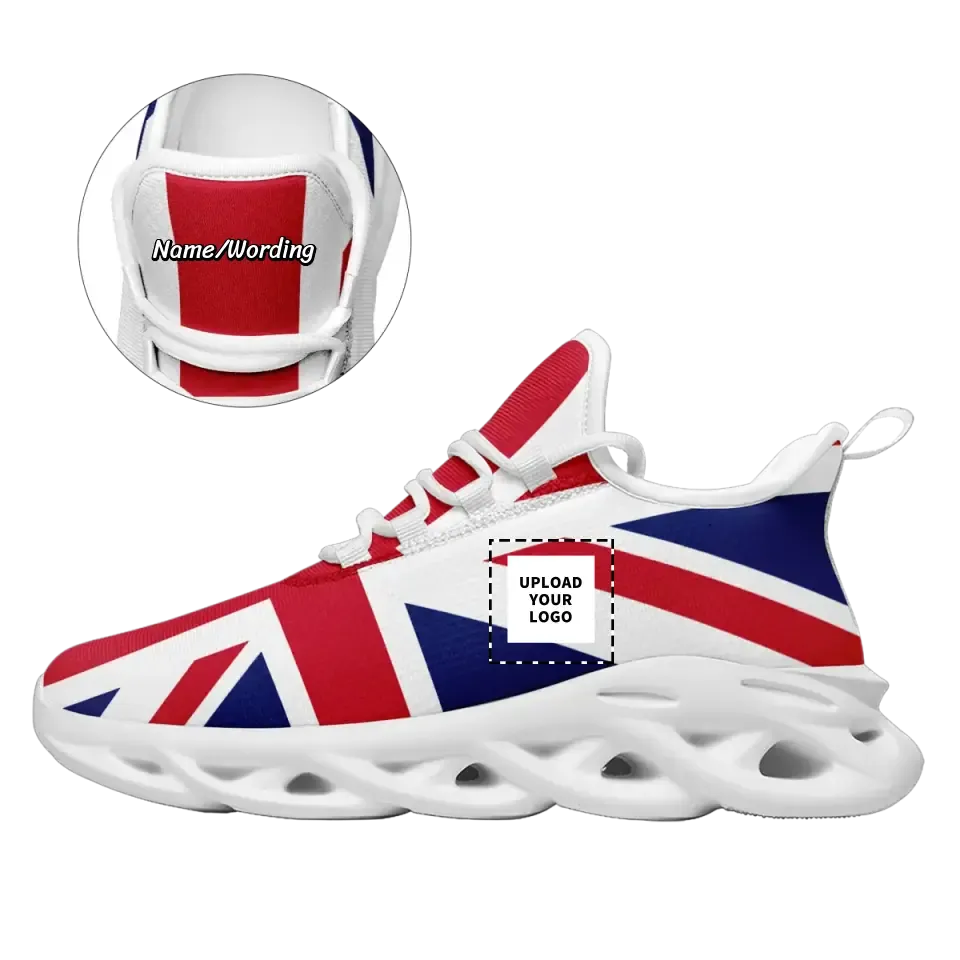 Personalized Patriotic Sneakers, Custom UK flag-themed Shoes, UK Pride  Shoes,MS-23020118