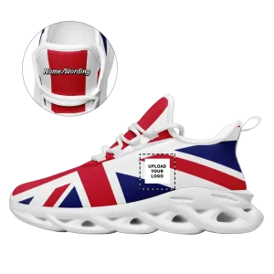 Personalized Patriotic Sneakers, Custom UK flag-themed Shoes, UK Pride  Shoes,MS-23020118