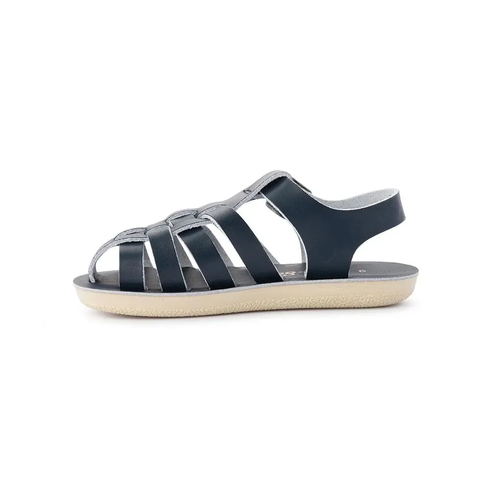 SALT WATER SUN-SAN SAILOR SANDALS - NAVY