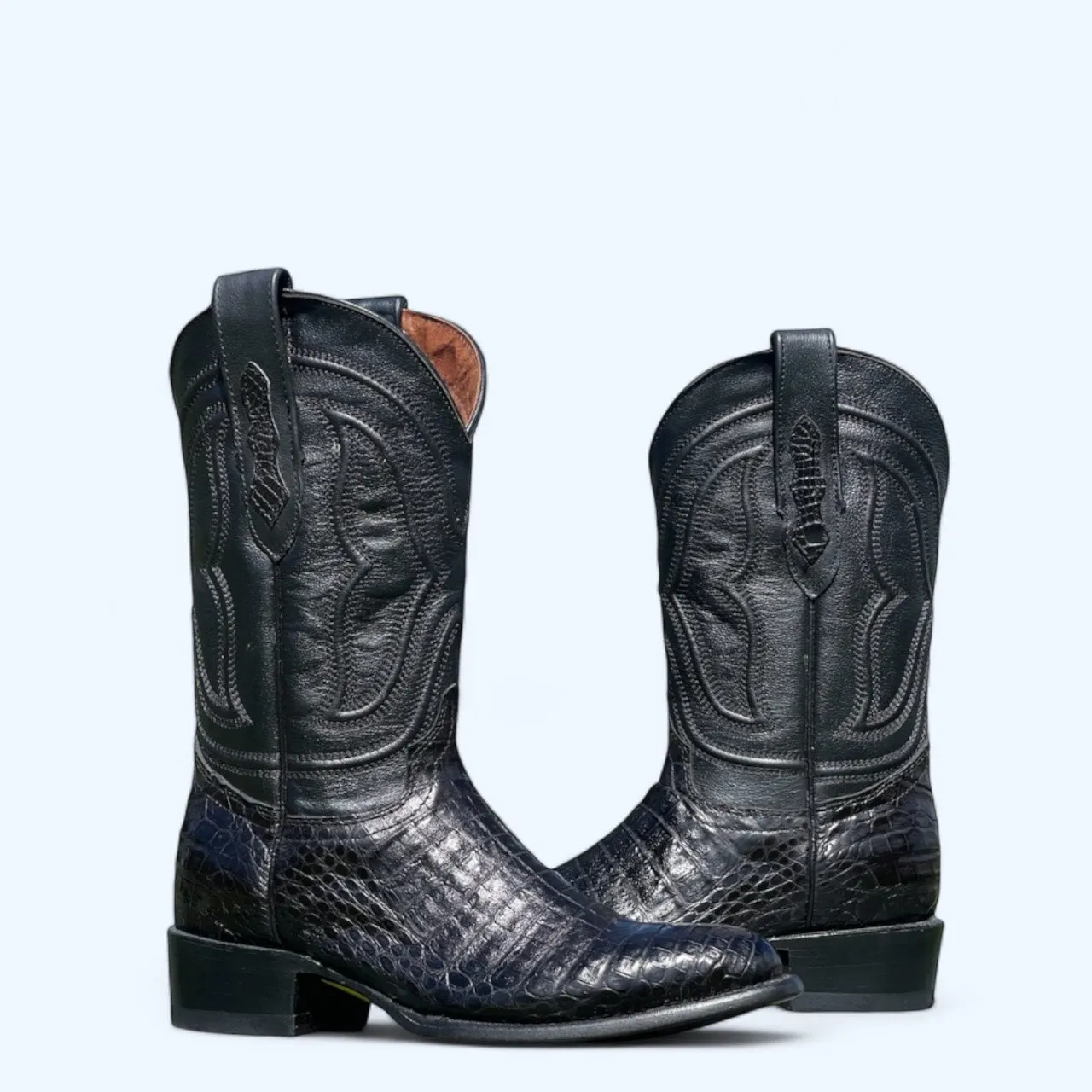 TBC Bootmakers The Mercedes Black Caiman Belly