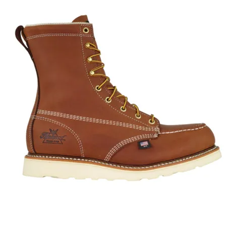 Thorogood American Heritage 8" Moc Toe Steel Toe Work Boot (Men) - Brown