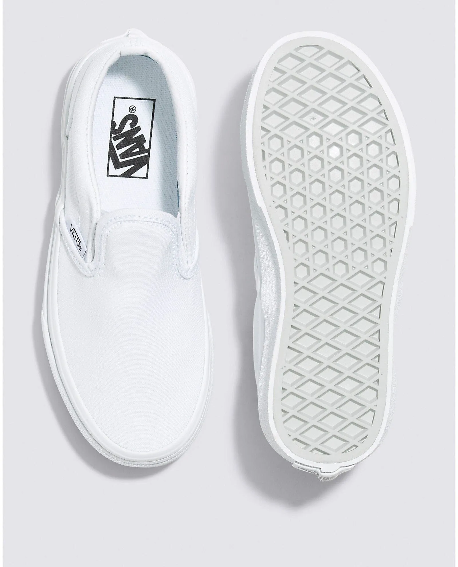 Vans Kids Classic Slip On Shoe - White