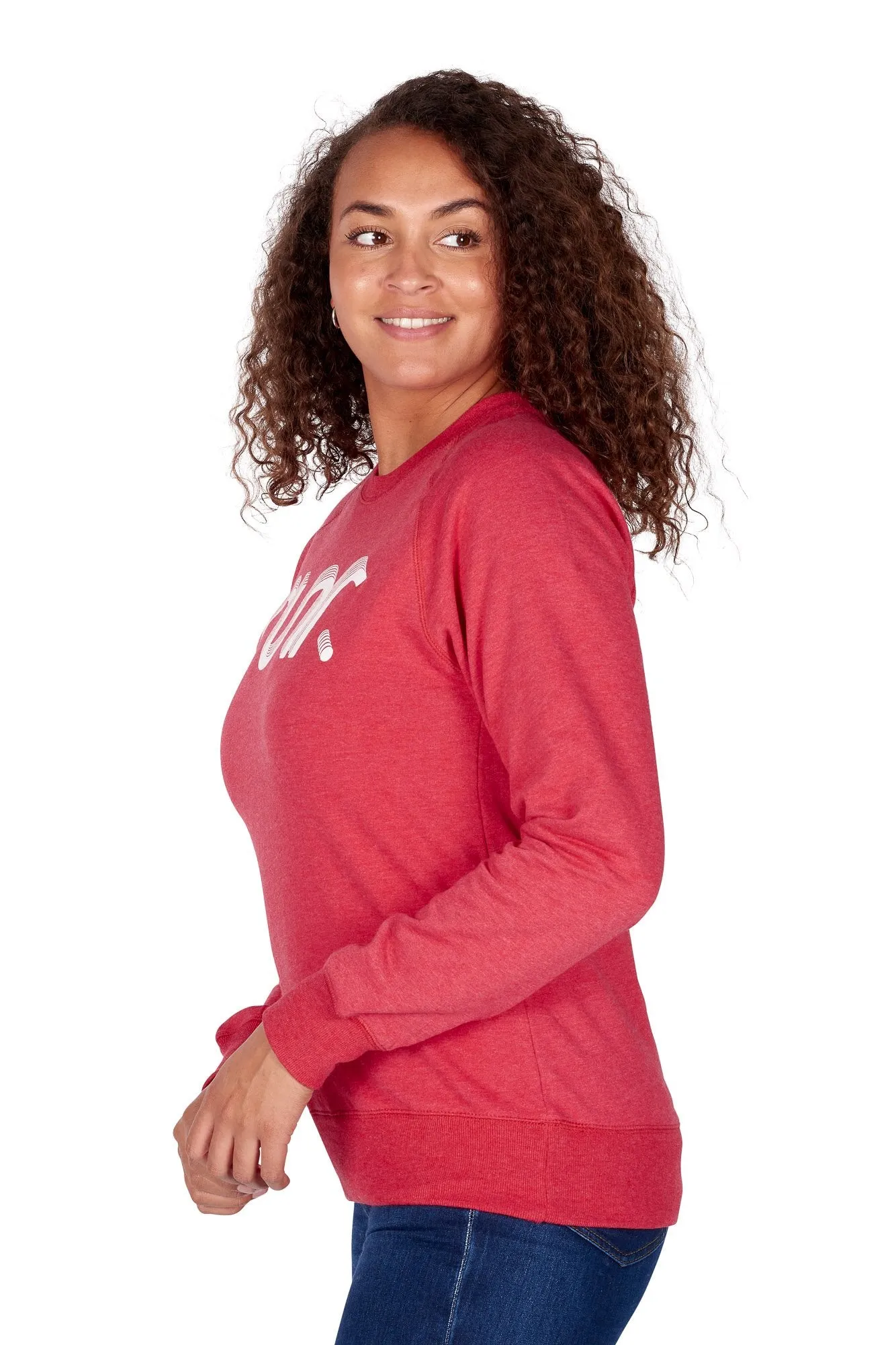 Women's Red Retro Runr Jumper