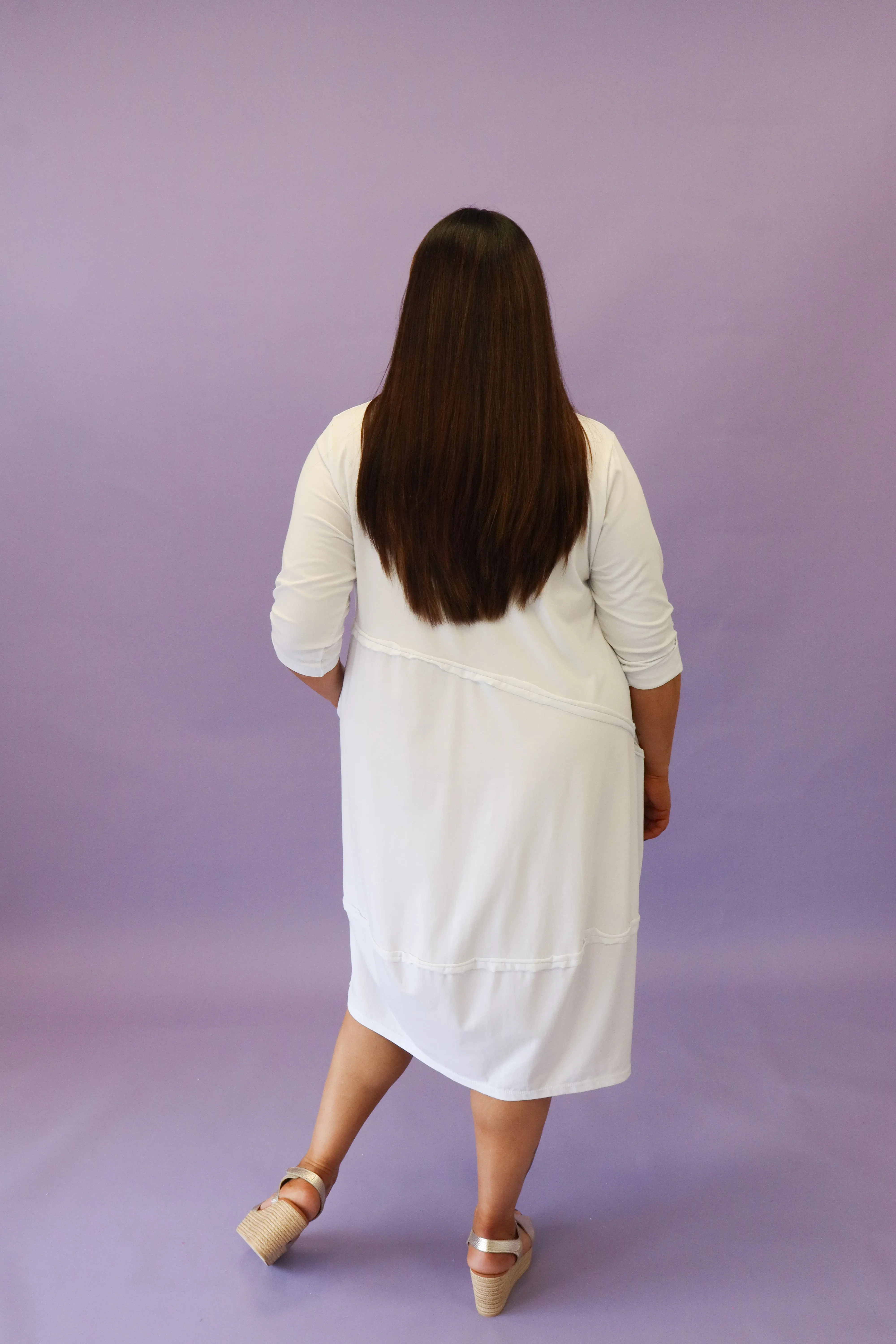 Zoey Dress in White